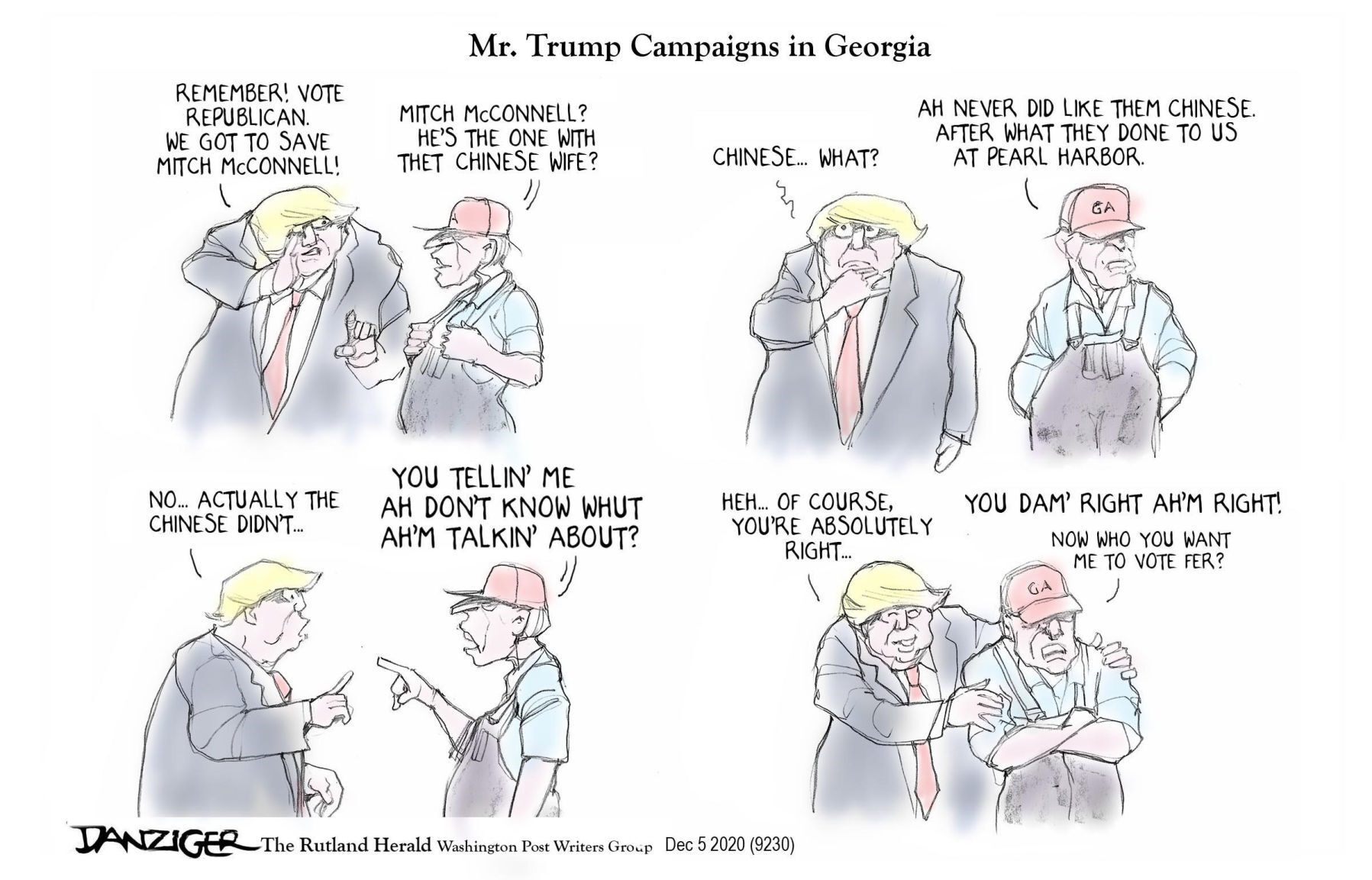 Jeff Danziger cartoon